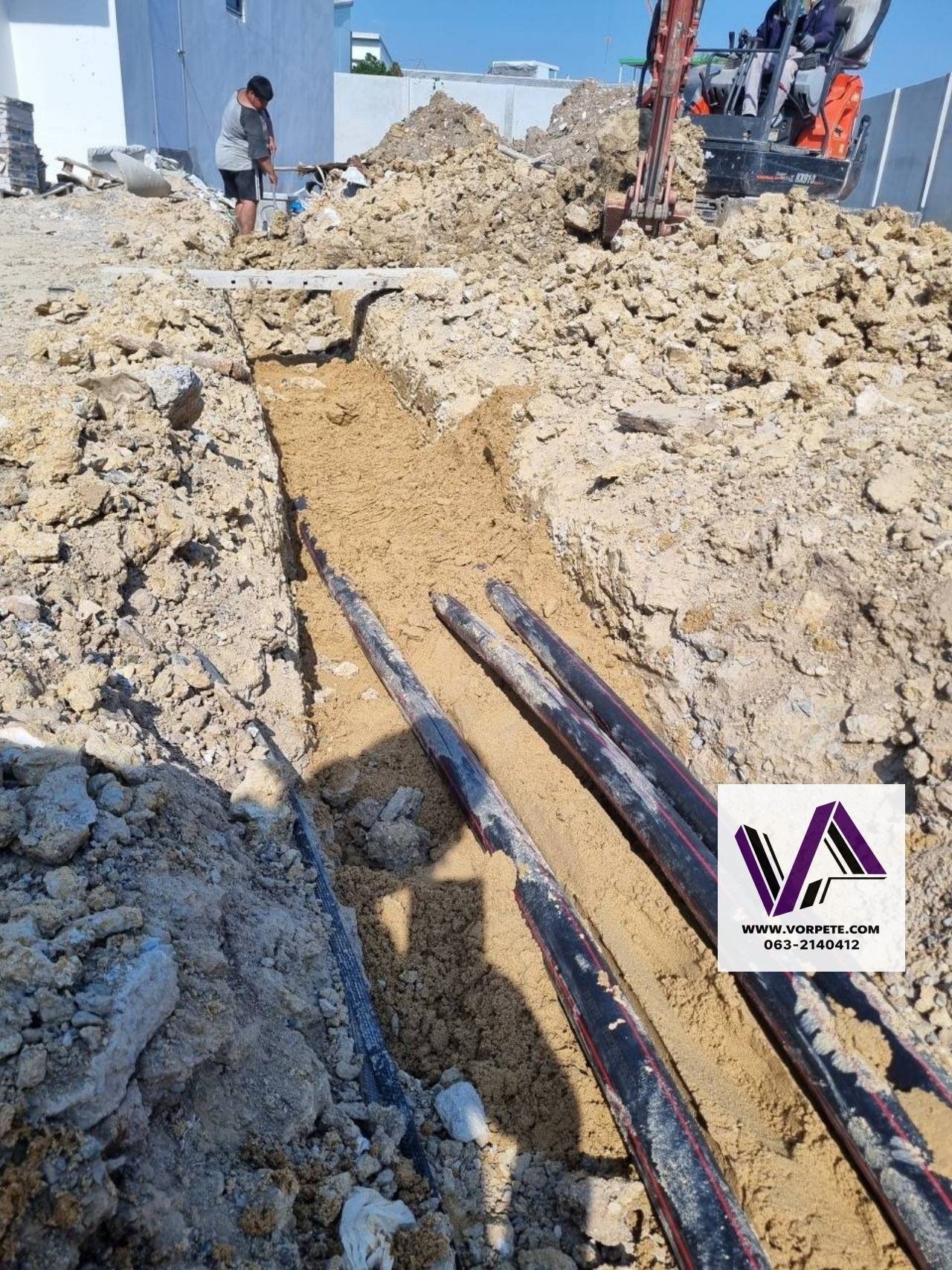 งาน Underground Cable หมู่บ้านสั่งสร้าง